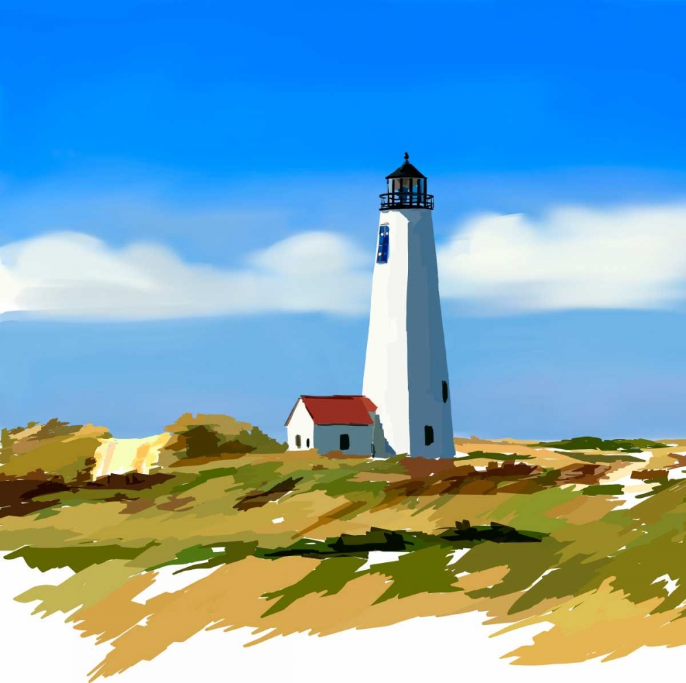 Wall Art Painting id:164712, Name: Lighthouse Scene IV, Artist: Kalina, Emily