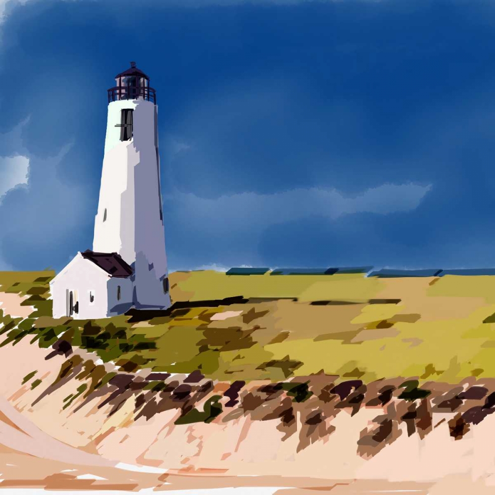 Wall Art Painting id:164713, Name: Lighthouse Scene V, Artist: Kalina, Emily