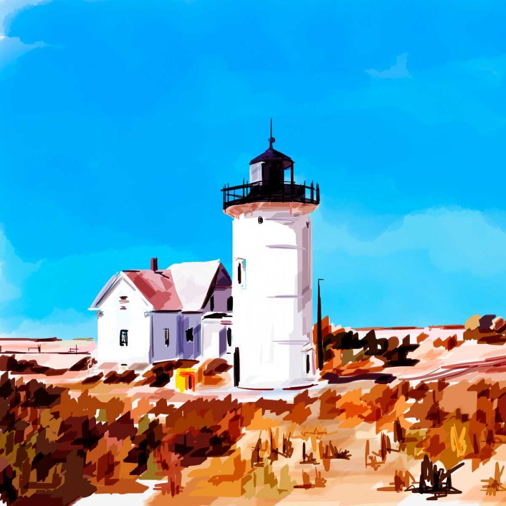 Wall Art Painting id:164715, Name: Lighthouse Scene VII, Artist: Kalina, Emily