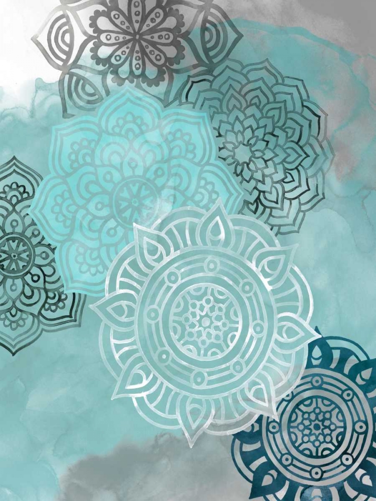 Wall art: Ink Blot Mandala II, by Popp, Grace