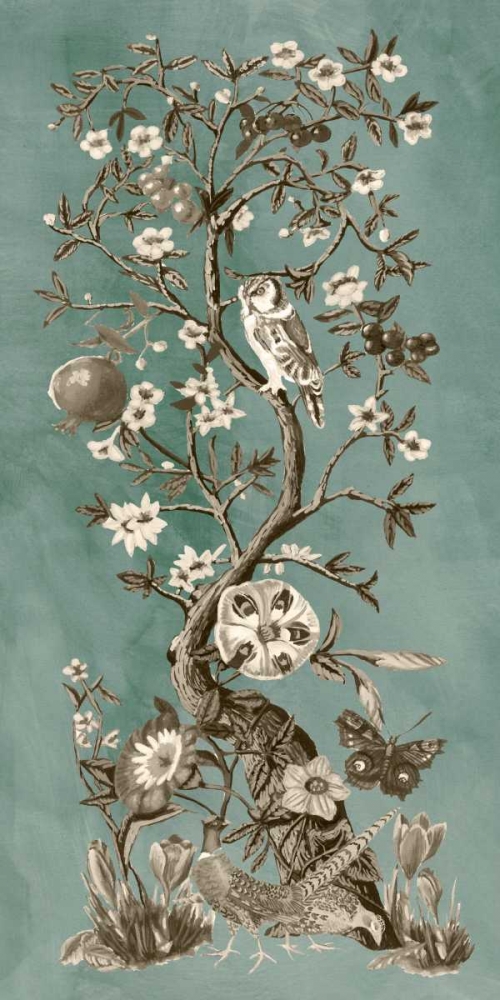 Wall Art Painting id:53455, Name: Chinoiserie Patina I, Artist: McCavitt, Naomi