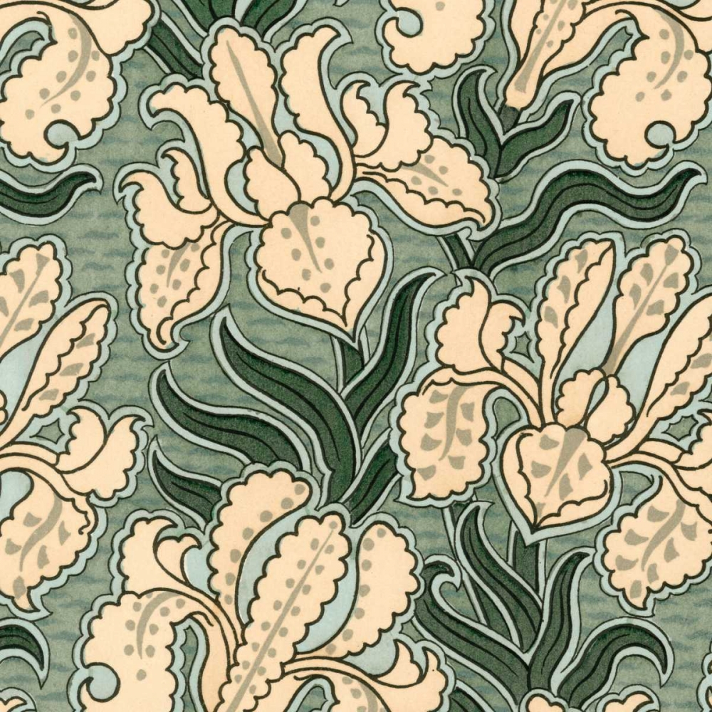 Art Print: Nouveau Textile Motif II