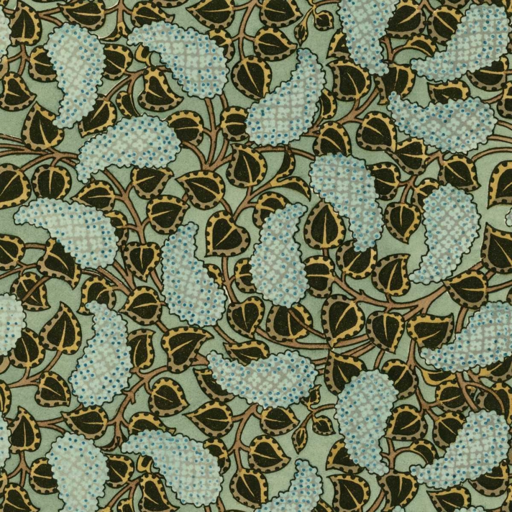 Art Print: Nouveau Textile Motif V