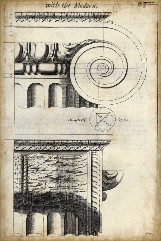 Wall Art Painting id:165712, Name: Architectural Composition II, Artist: Vision Studio