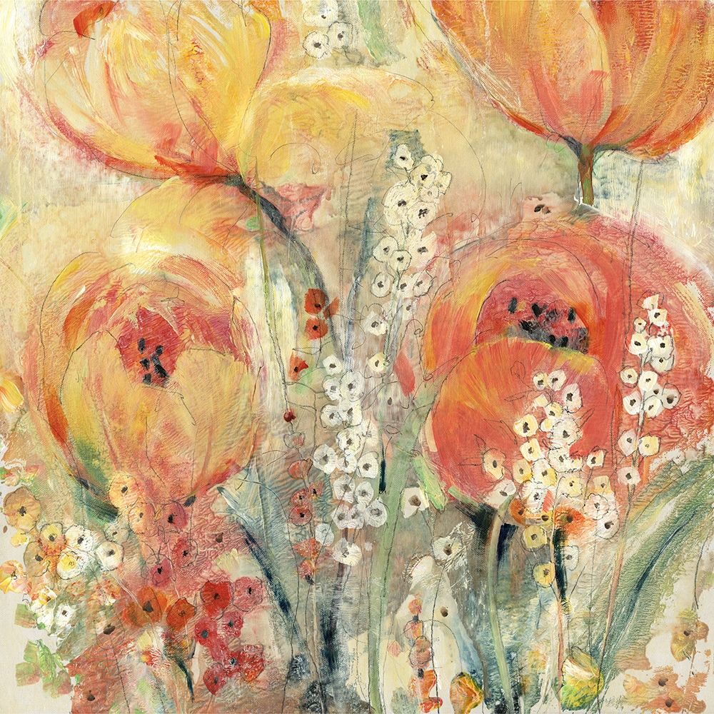 Wall art: Spring Tulip Array II, by OToole, Tim