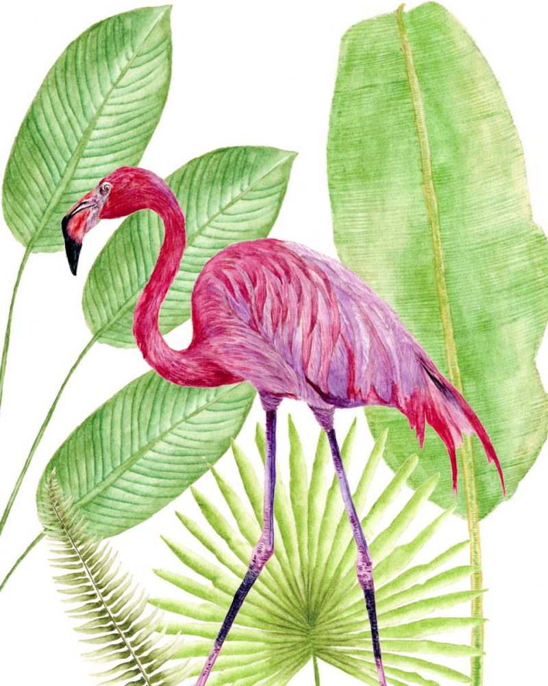 Wall Art Painting id:165789, Name: Tropical Flamingo I, Artist: Wang, Melissa