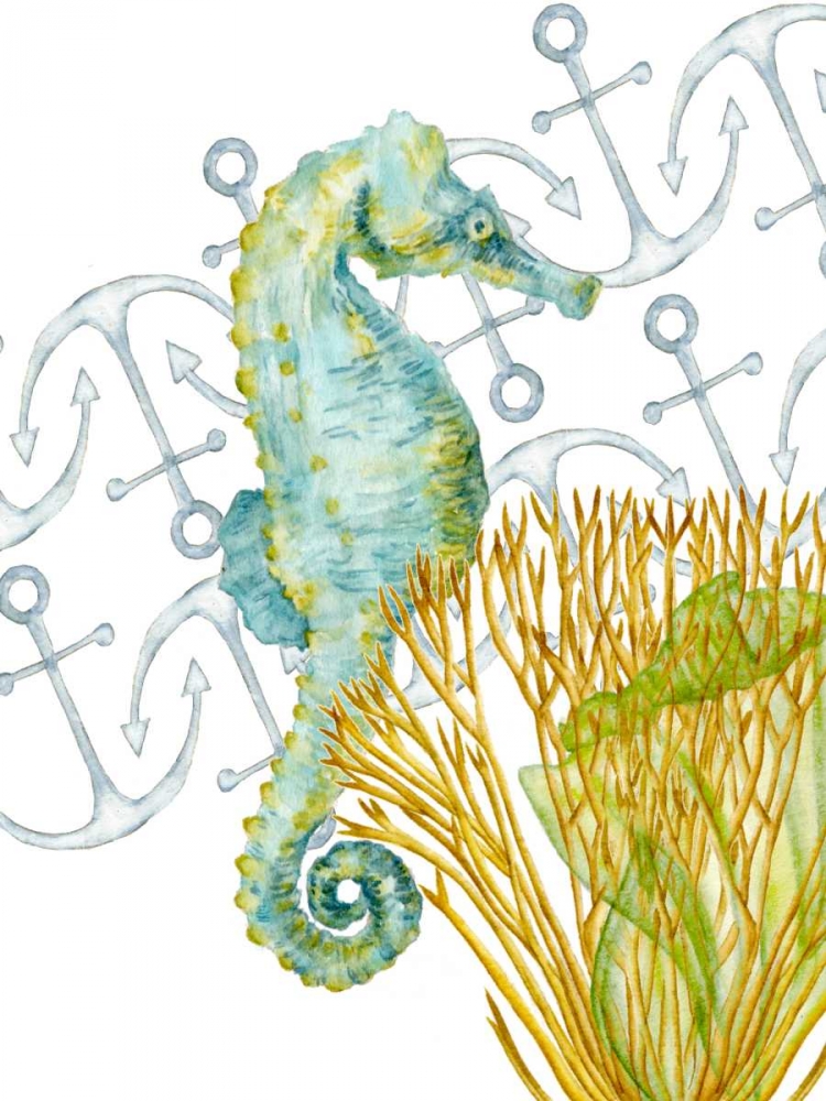 Art Print: Undersea Creatures I