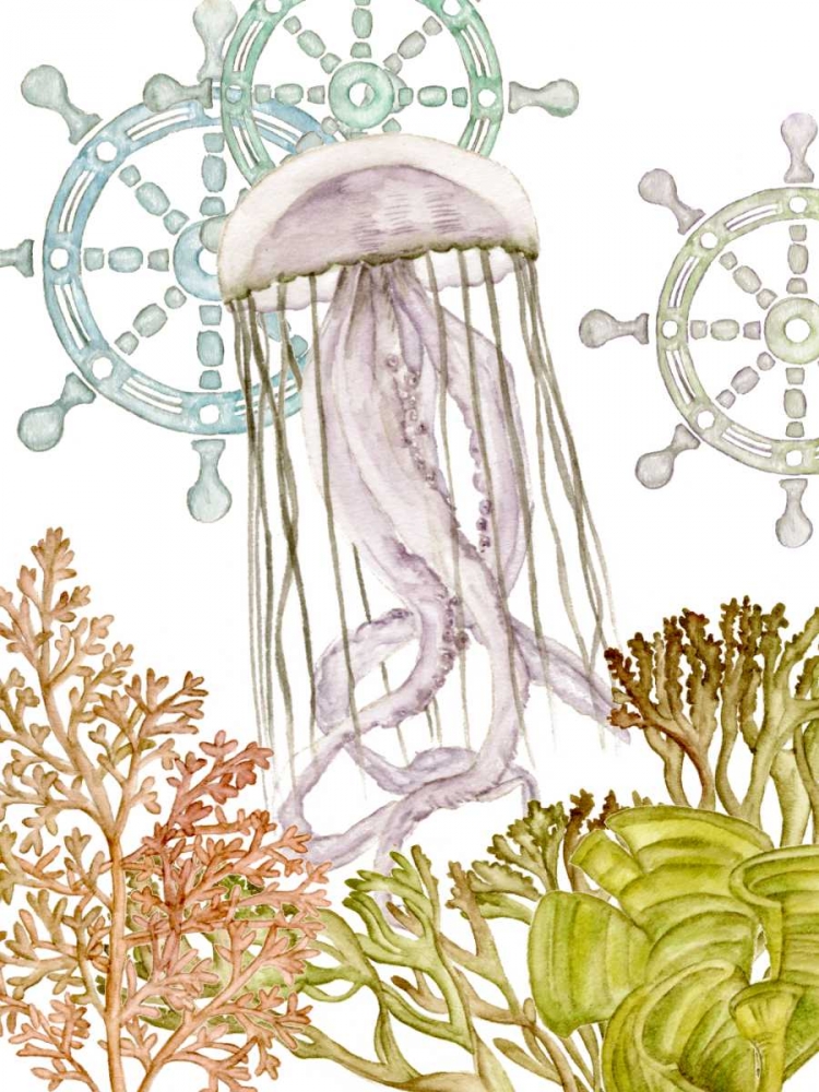 Art Print: Undersea Creatures III