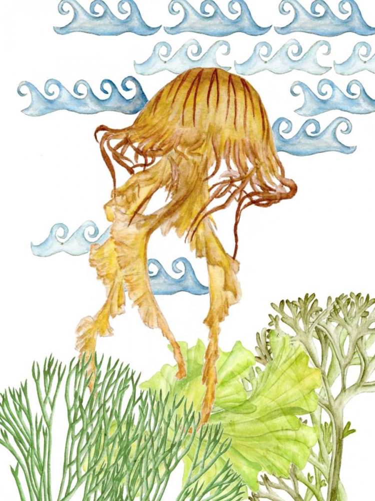 Art Print: Undersea Creatures IV