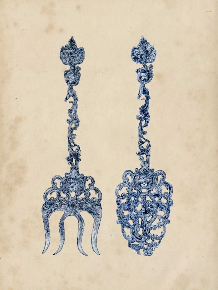 Wall Art Painting id:182772, Name: Antique Utensils I, Artist: Wang, Melissa