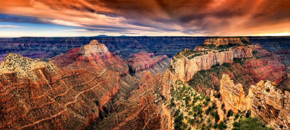 Art Print: Canyon View XII