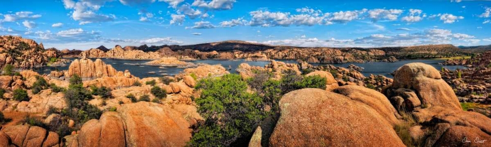 Art Print: Lake Canyon View V