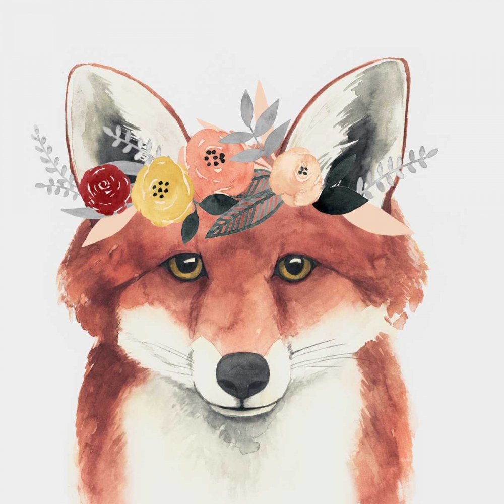 Art Print: Flower Crown Forester IV