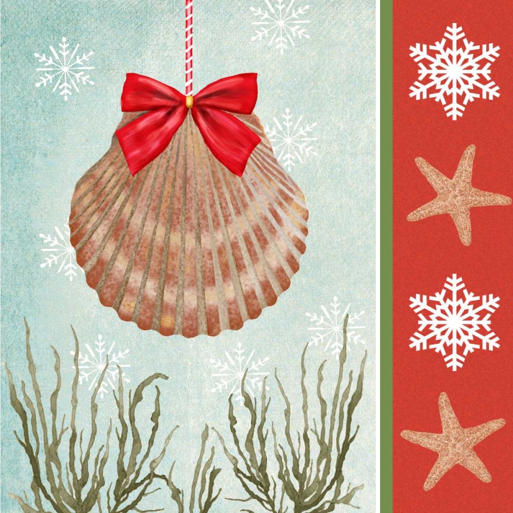 Art Print: Christmas Coastal I