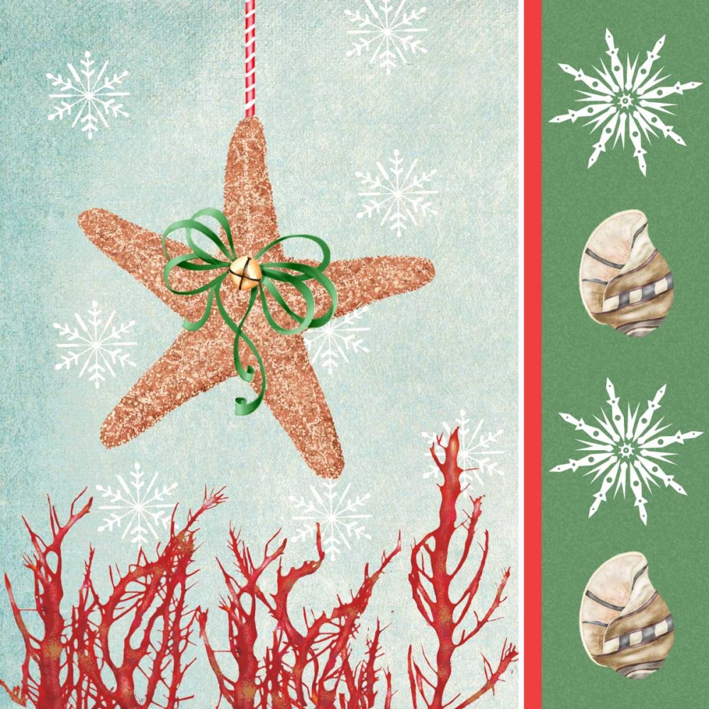 Art Print: Christmas Coastal III