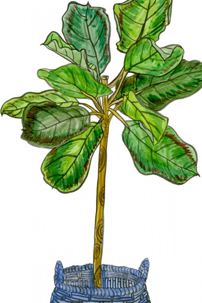 Wall Art Painting id:183154, Name: Potted Jungle IV, Artist: Wang, Melissa