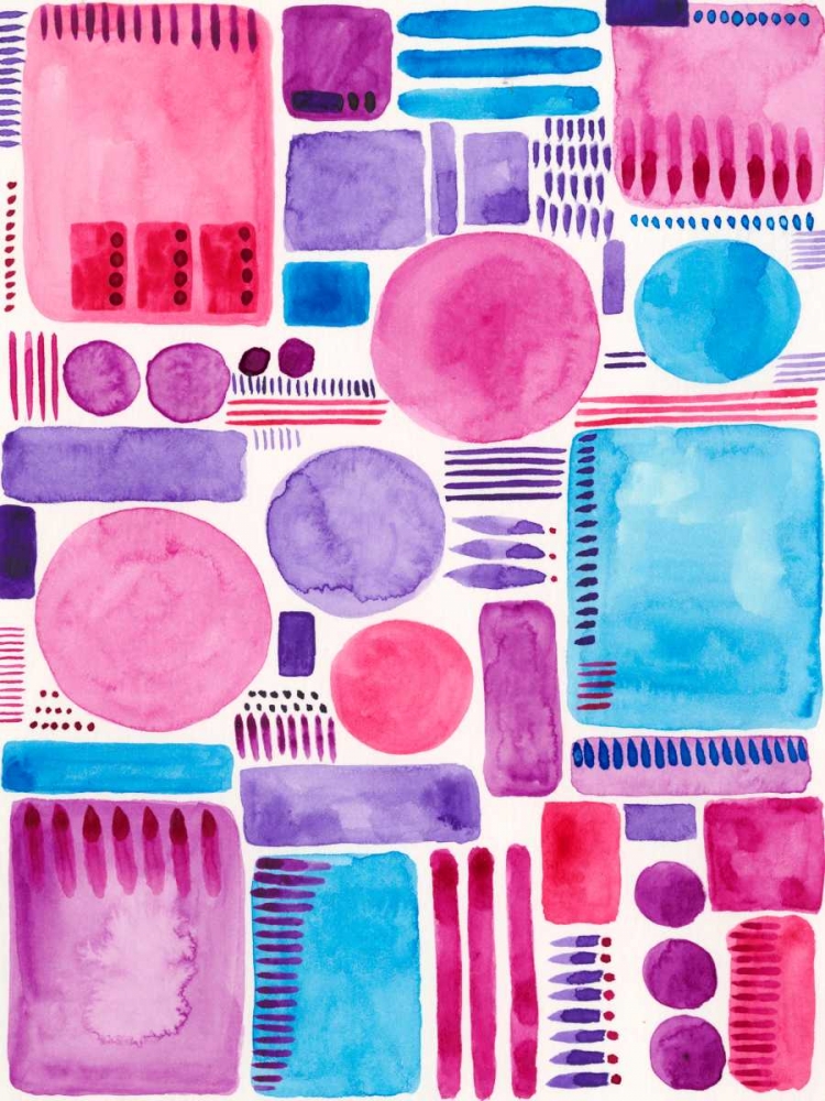 Wall Art Painting id:183226, Name: Mod Shapes I, Artist: Moore, Regina