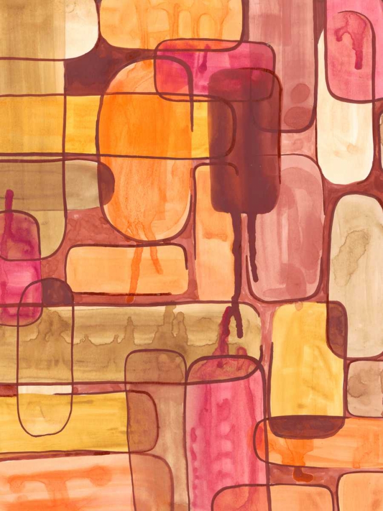 Wall Art Painting id:183231, Name: Mod Sunset II, Artist: Moore, Regina