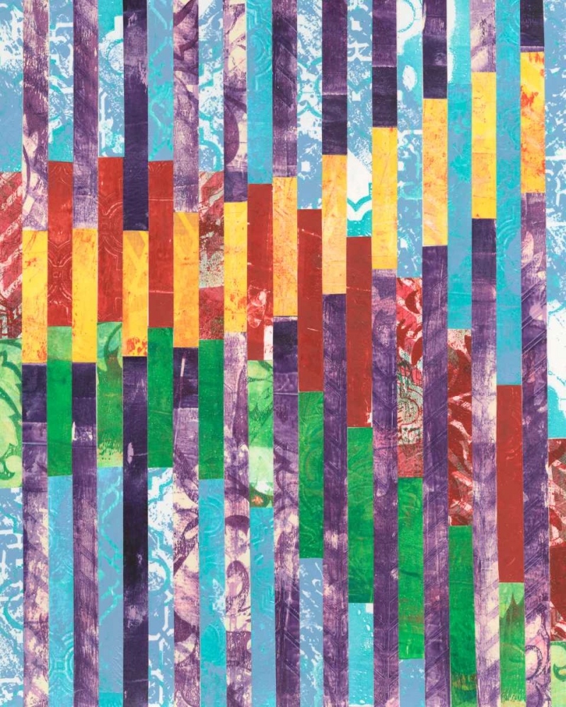 Wall Art Painting id:183250, Name: Quilted Monoprints II, Artist: Moore, Regina