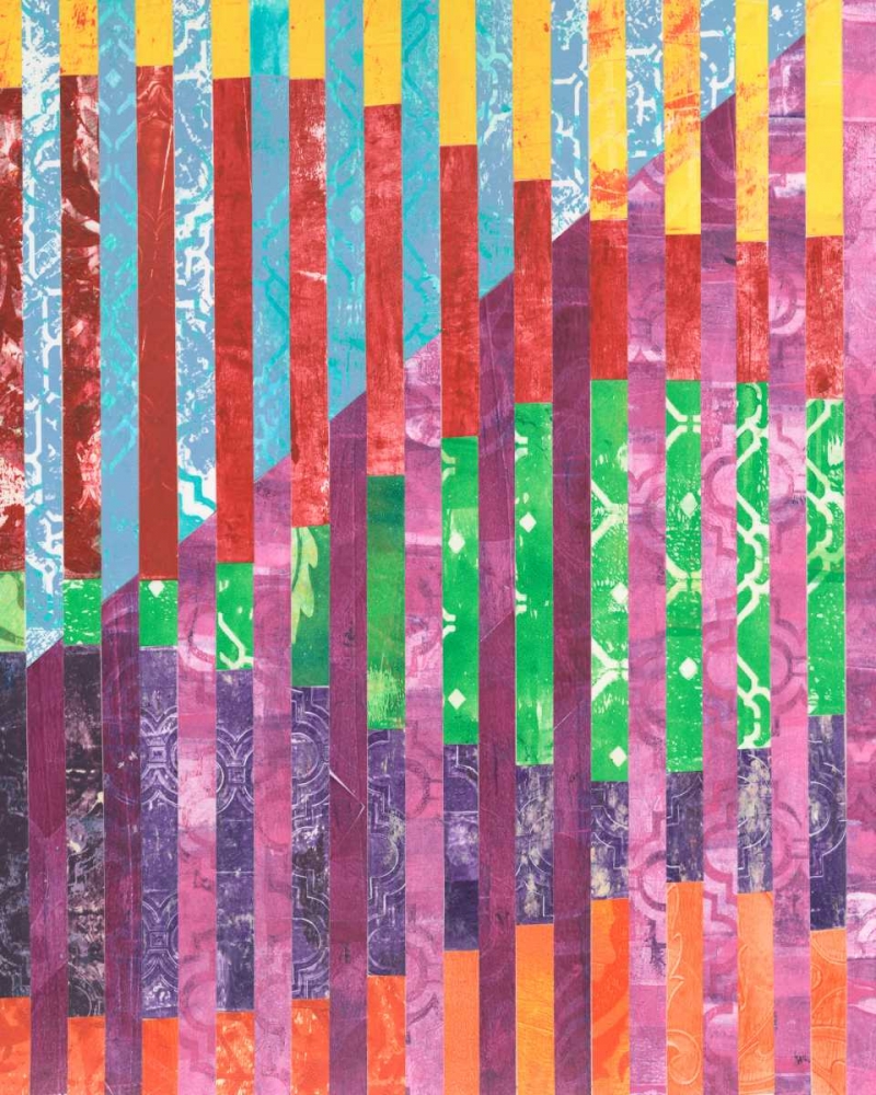 Wall Art Painting id:183252, Name: Quilted Monoprints IV, Artist: Moore, Regina