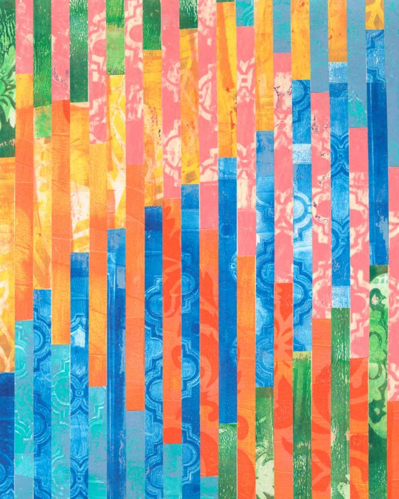 Wall Art Painting id:183253, Name: Quilted Monoprints V, Artist: Moore, Regina