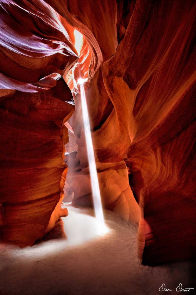 Art Print: Sun Shining Through Canyon VI