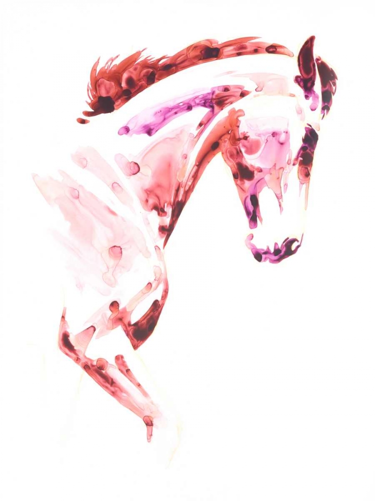 Art Print: Garnet Horse I