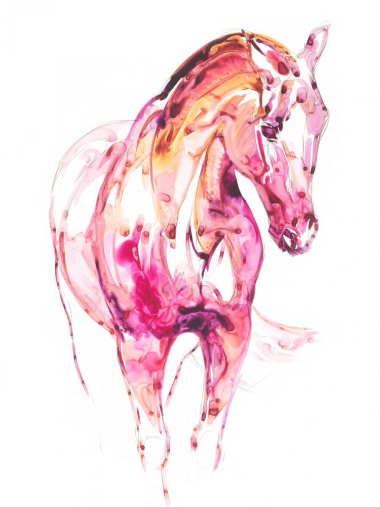 Art Print: Garnet Horse III
