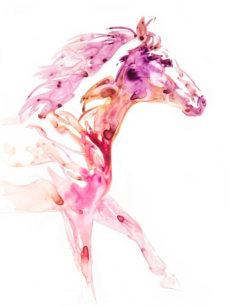 Art Print: Garnet Horse IV