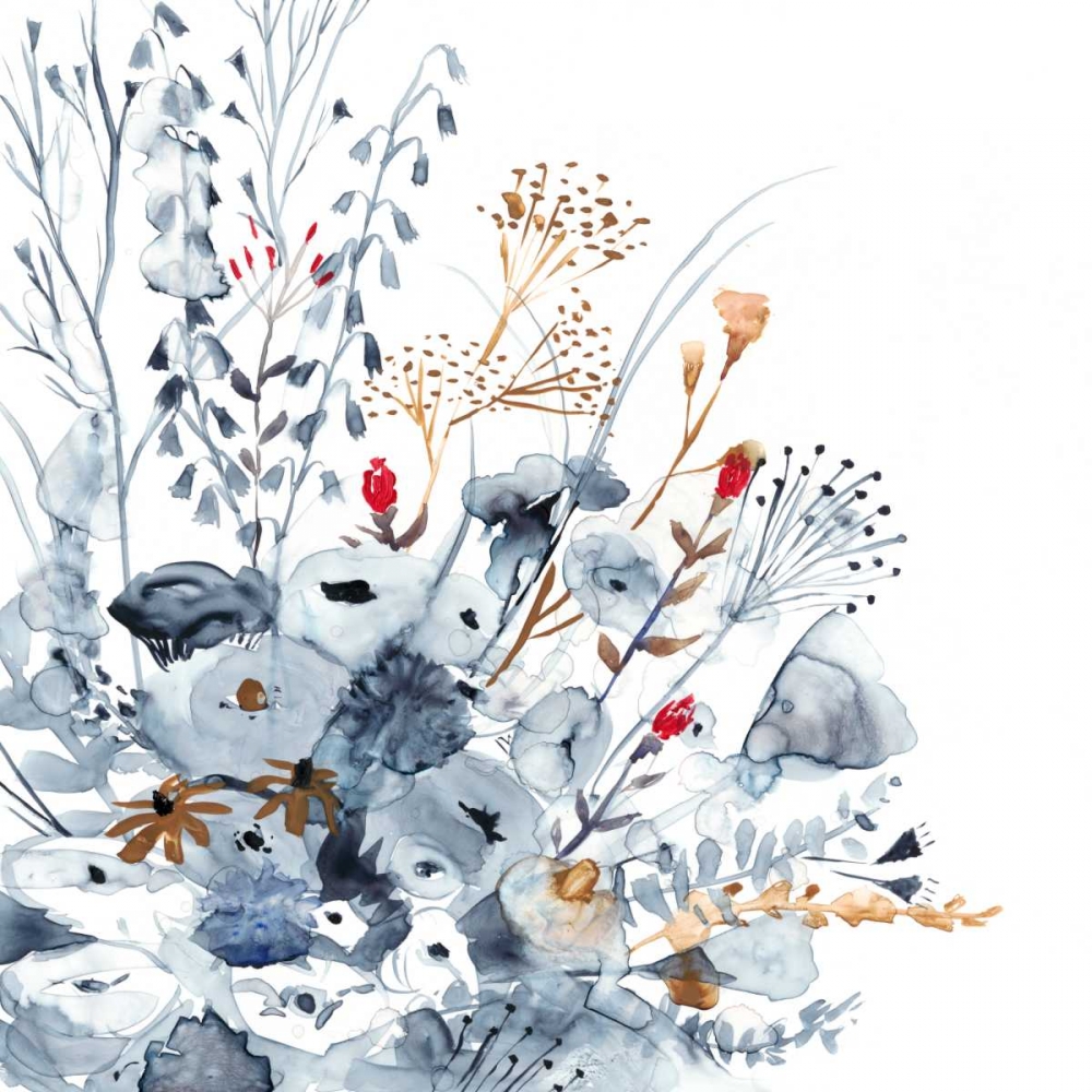 Art Print: Indigo and Ochre II