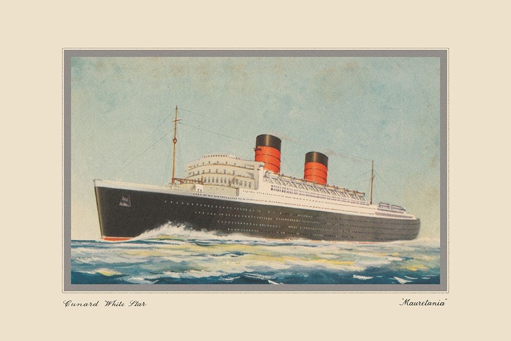 Wall Art Painting id:190542, Name: Vintage Cruise I, Artist: Unknown