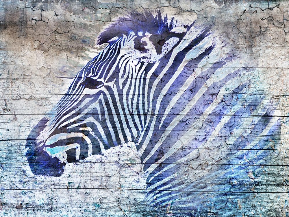 Art Print: Purple Zebra