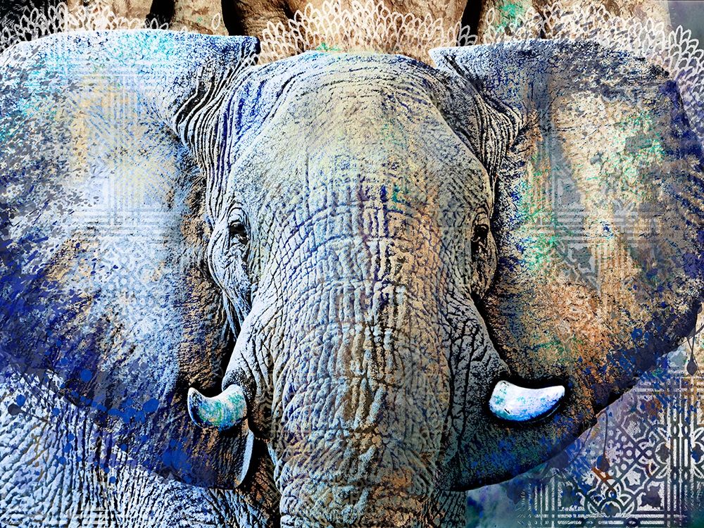 Art Print: Purple Elephant