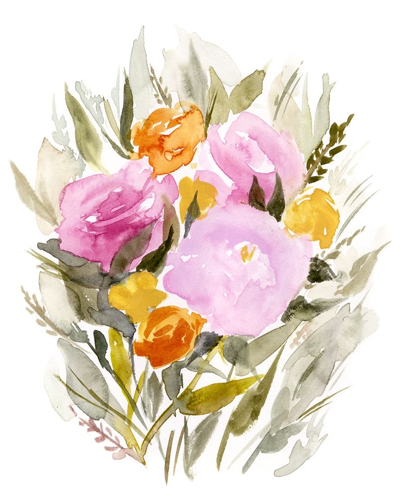 Art Print: Pastel Sprig I