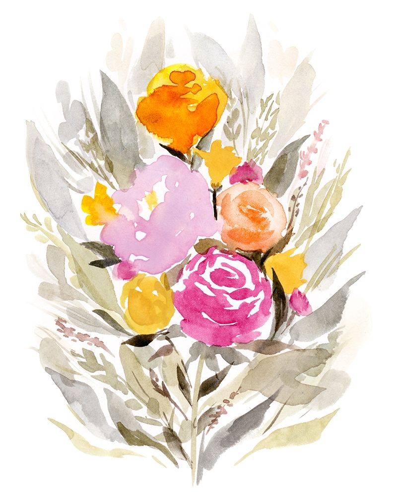 Art Print: Pastel Sprig II