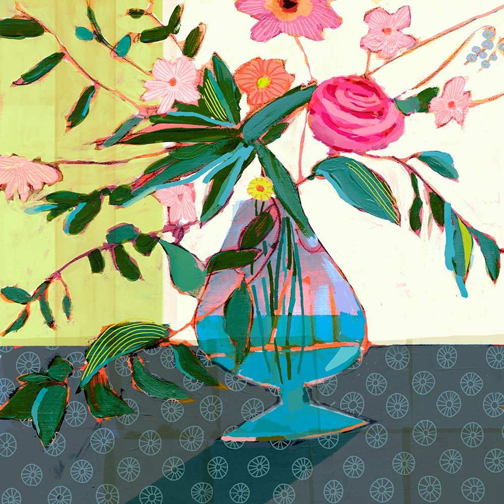 Art Print: Fanciful Flowers II