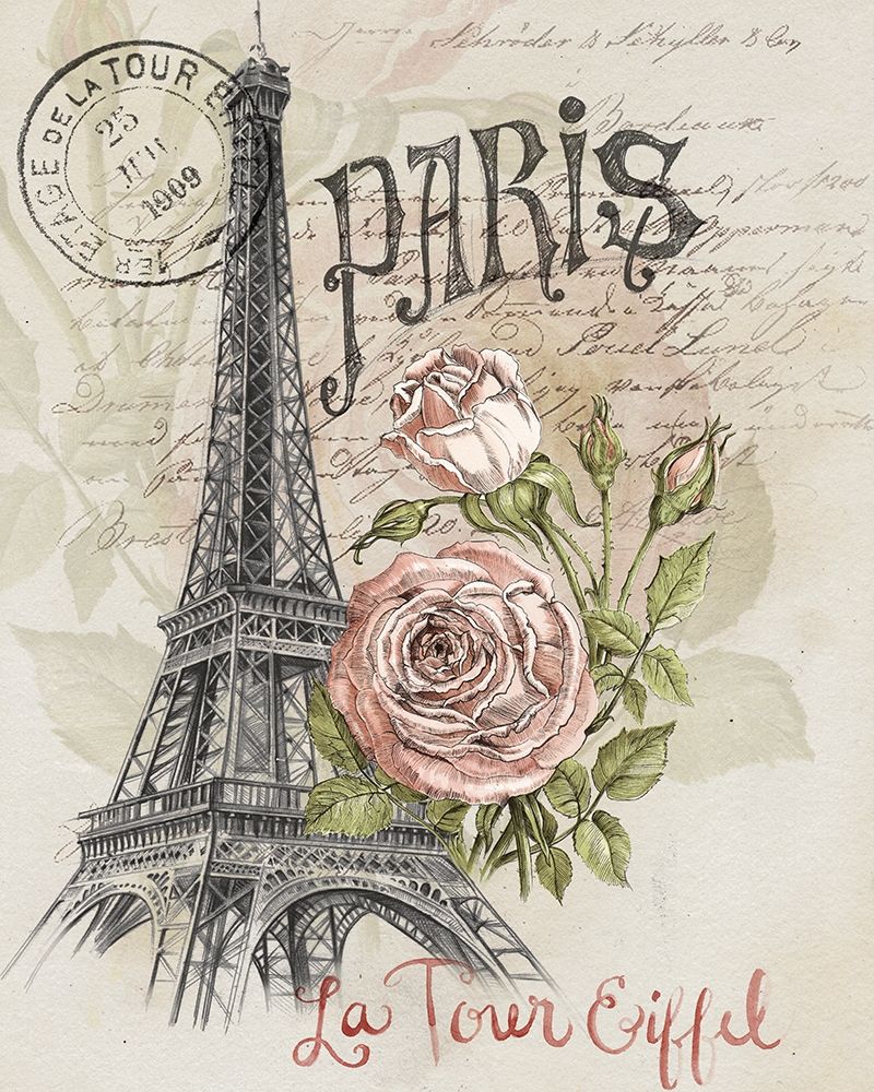 Art Print: Paris Sketchbook I