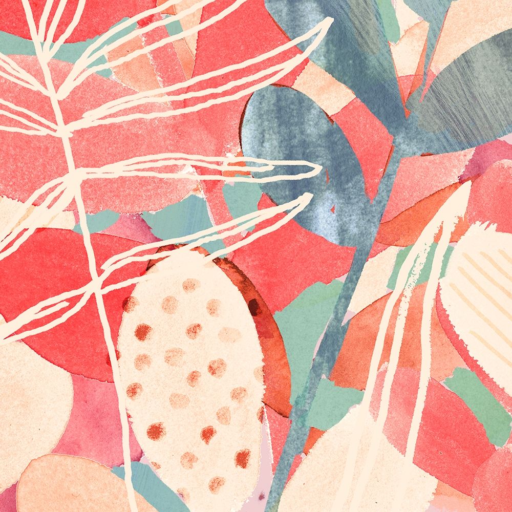 Art Print: Tropical Assemblage II