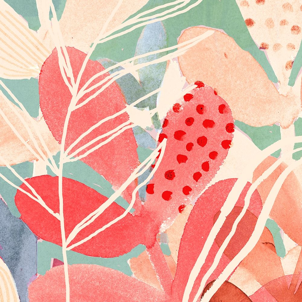 Art Print: Tropical Assemblage III