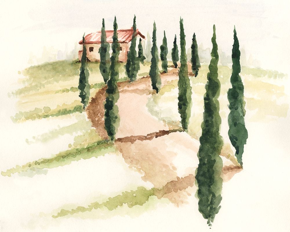 Art Print: Tuscan Villa III