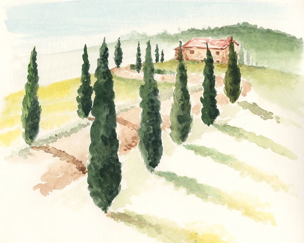 Art Print: Tuscan Villa IV