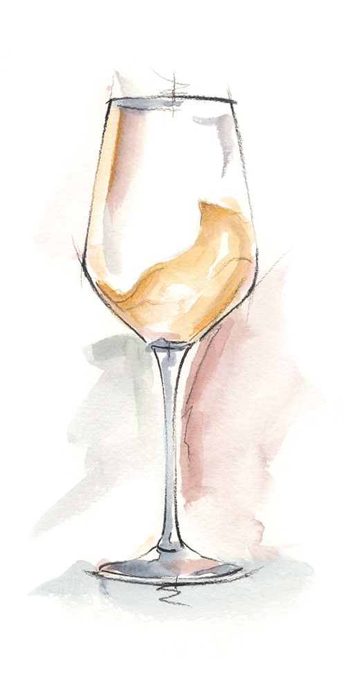 Art Print: Wine Glass Study I