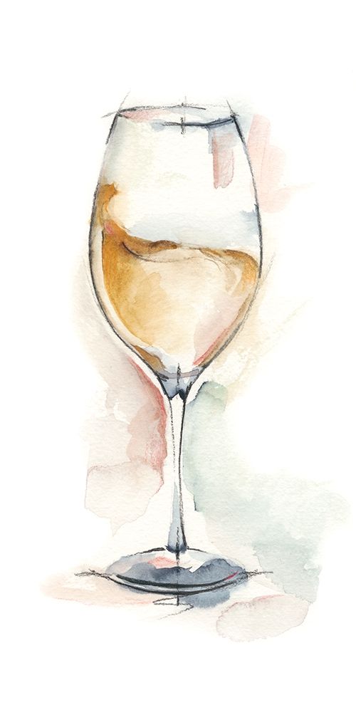Art Print: Wine Glass Study II