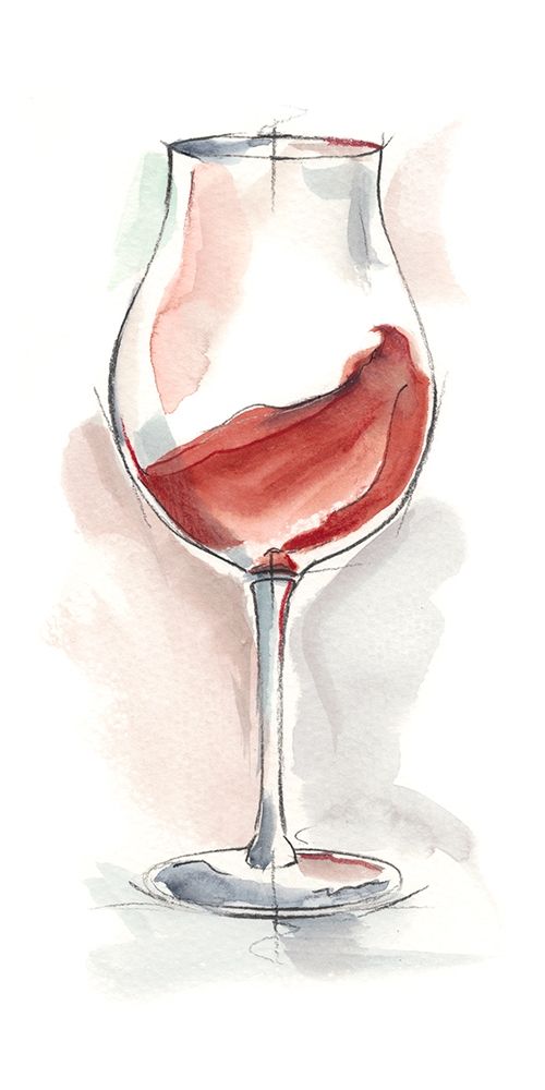 Art Print: Wine Glass Study III