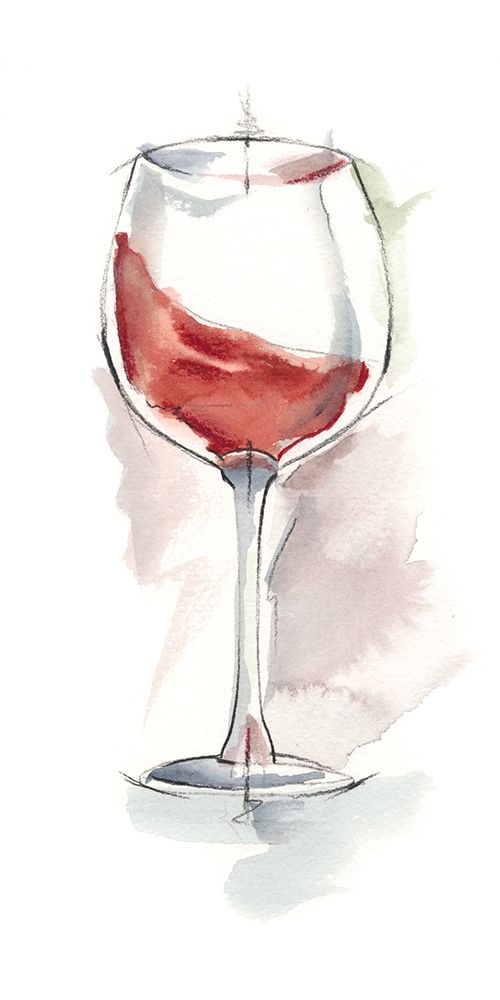 Art Print: Wine Glass Study IV