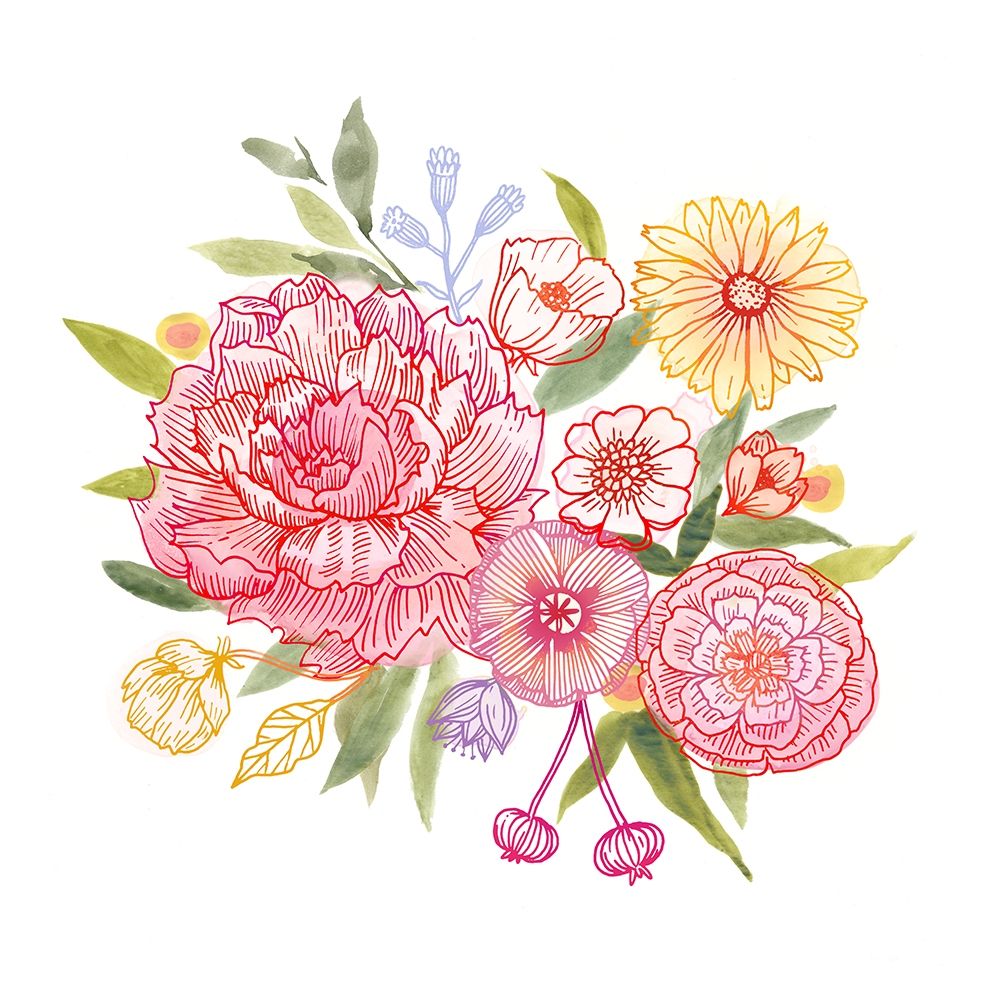 Art Print: Pink Petals II