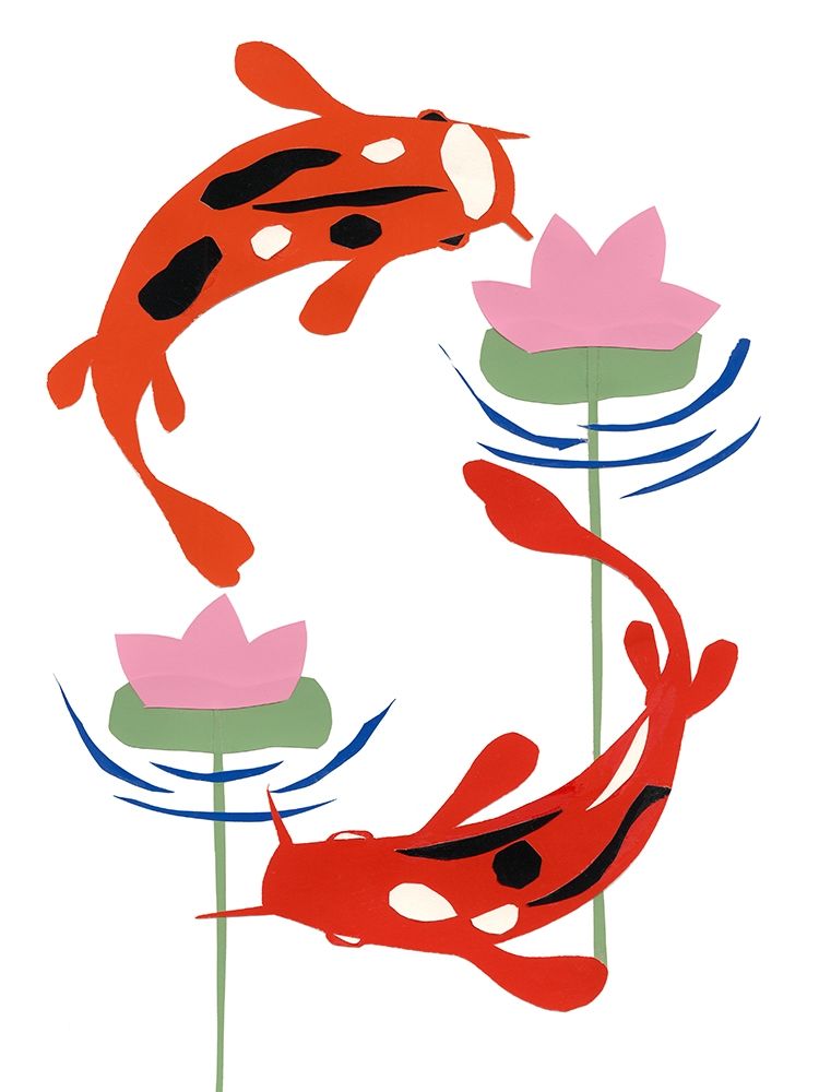 Wall art: Koi Fantasy II, by Ludwig, Alicia