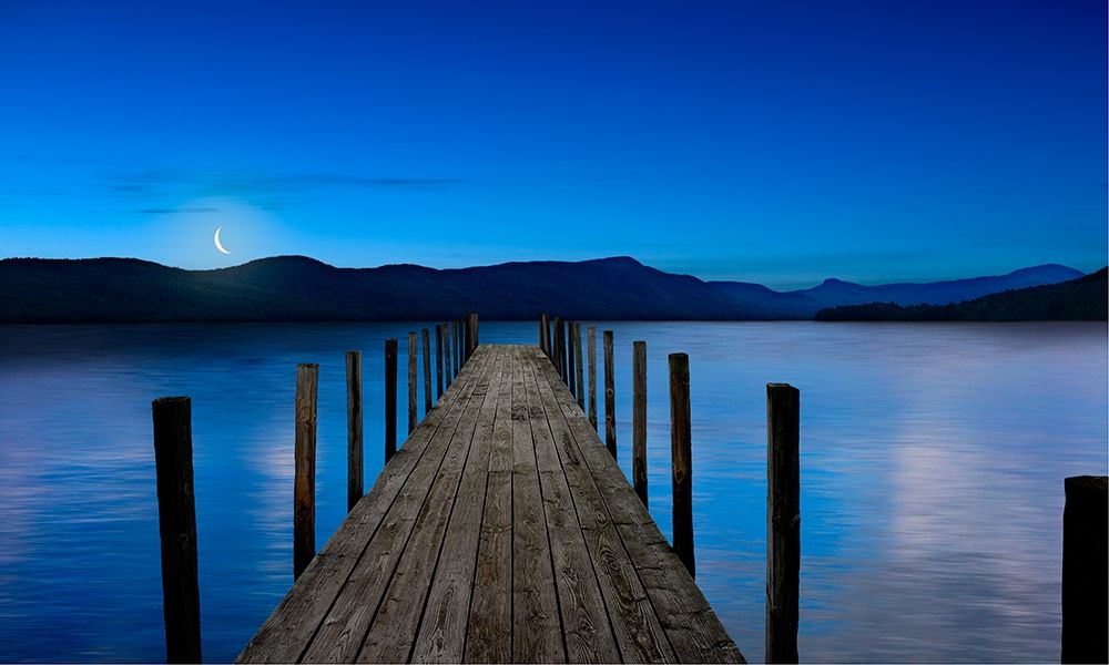 Art Print: Dusk and Water V