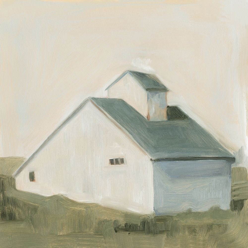 Wall Art Painting id:196558, Name: Serene Barn I, Artist: Scarvey, Emma