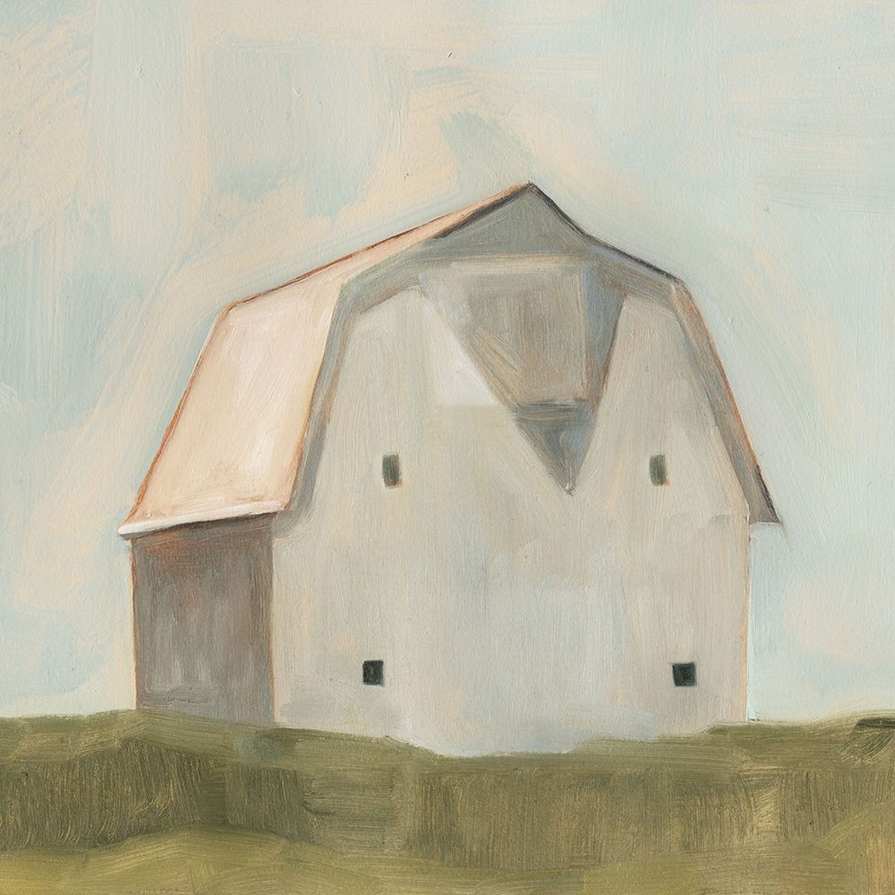 Wall Art Painting id:196559, Name: Serene Barn II, Artist: Scarvey, Emma